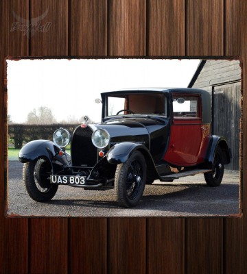 Металлическая табличка Bugatti Type 44